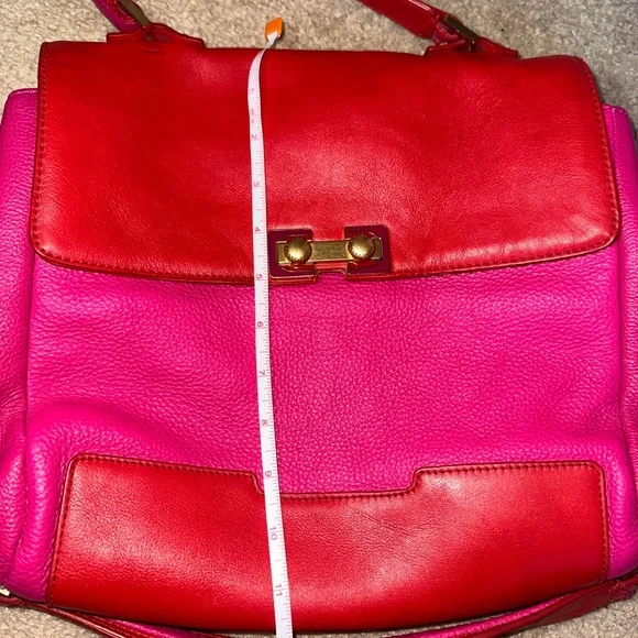 Marc Jacobs Vibrant Red and Pink Shoulder Bag - Picture 15 of 15